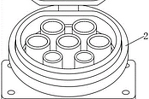 新能源汽车充电座的防护盖结构