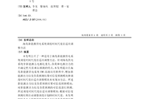 海岛新能源供电系统调度时间尺度自适应调整方法