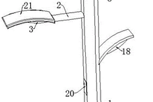 具有太阳能板可追光功能的新能源路灯