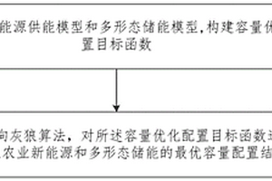 用于新能源和多形态储能的容量优化配置方法及系统