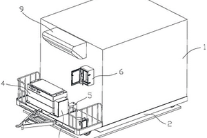 用于机场可移动式新能源冷藏拖车