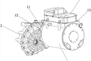 新能源汽车电机电控一体化结构