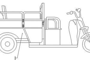 新能源三轮车双向收纳后座