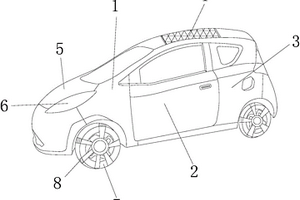具有防陷坑功能及发电效率高的新能源汽车