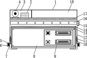 散热型新能源汽车电机控制器盖