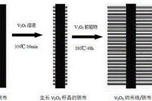 三维V<sub>2</sub>O<sub>5</sub>纳米线阵列/碳纤维布柔性正极材料及其制备方法