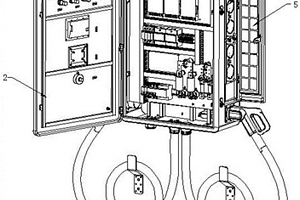 壁挂式双枪功率分配直流充电桩