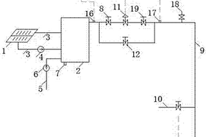带温差控制的太阳能热水系统
