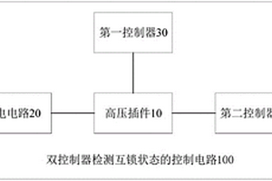 双控制器检测互锁状态的控制电路和新能源汽车