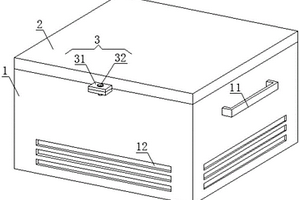 具有减震防护机构的新能源电池箱