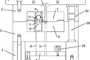 特殊镶嵌式的新能源汽车电连接器模具