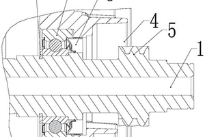 轴承与油封一体化结构的电机轴总成