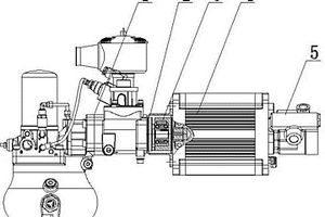 安全离合式电动空压机、助力转向油泵一体机