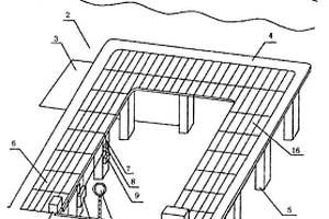 沿海滩涂上方建高架桥式太阳能电站的独立发电装置