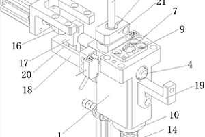 集成化的定位销自下而上压装机构
