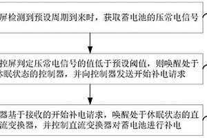 蓄电池补电方法、控制系统及电动汽车