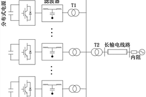 计及输电线路分布电容的并网换流器谐振抑制方法