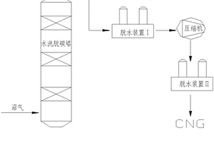 用于沼气制备压缩生物天然气的干燥装置