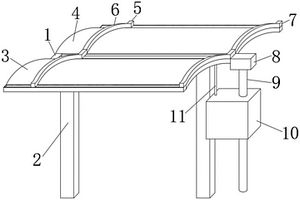 新型太阳能光伏电动车停车棚
