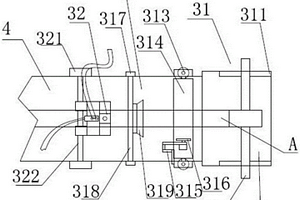 车用轮胎内嵌式胶条全自动成型机纸带进料涂胶机构