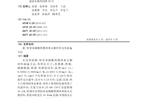 钼、钡参杂磷酸铁锂纳米正极材料及其制备方法