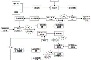 从锂矿石中提取锂盐的方法
