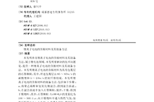 锂离子电池的负极材料及其制备方法