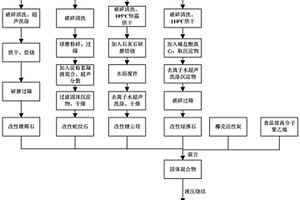 基于天然岩石的锂矿化复合烧结活性炭滤芯及其制备方法