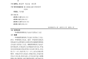 磷酸铁锂锂离子电池片及其加工方法