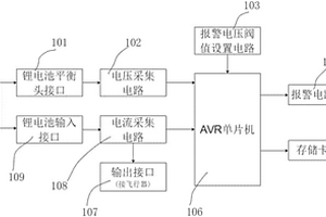 基于AVR单片机的锂电池电流电压监测存储报警装置