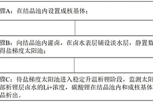 提锂太阳池及提锂方法