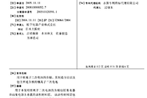 用于锂离子二次电池的负极、其制造方法以及包含所述负极的锂离子二次电池