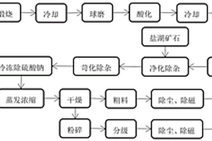 环保型用锂辉石和盐湖矿石混合生产单水氢氧化锂的工艺