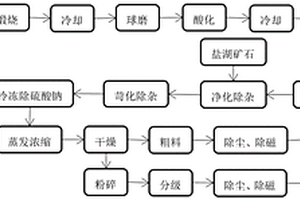 用锂辉石和盐湖矿石混合生产单水氢氧化锂的工艺