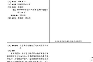 胶态聚合物锂离子电池的设计和制造