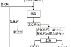 从废旧钴酸锂电池正极片中回收氯化锂、氧化钴的方法