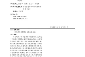 纳米多孔铜锡合金的制备方法