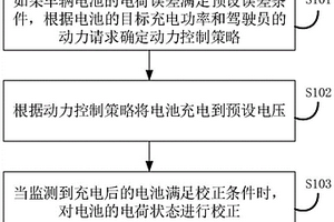 电池电荷状态校正方法、装置、车辆及存储介质