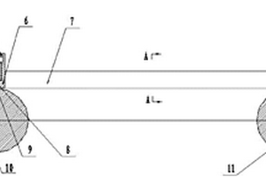 升降式连铸机弯曲段曲率半径红外线滑尺测量装置