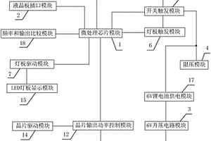 超声波美容仪电路结构