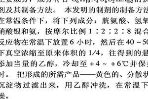 可溶于水、以银的化合物和胱氨酸为主要成分、具有抗病毒活性的制剂及其制备方法