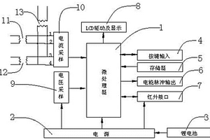 带电压互感器和电流互感器的单相智能防窃电电能表