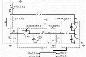 港口吊机储能型再生制动能量回收结构