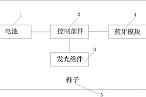 蓝牙鞋灯
