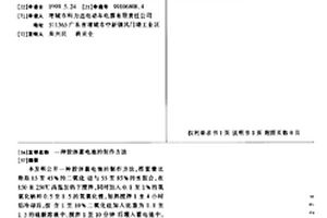 胶体蓄电池的制作方法