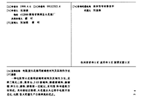 电阻型火花塞用玻璃密封剂及其制作方法