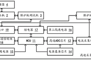 保护板微电流采集系统及方法