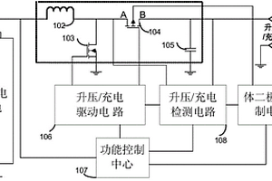 升压与线性充电共用功率器件的移动电源转换器