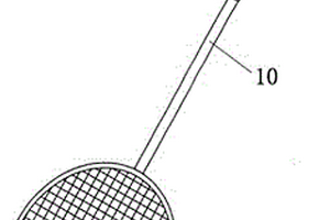 中空结构的羽毛球球拍手柄组件