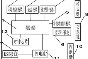 水质监测巡视智能手表及使用方法